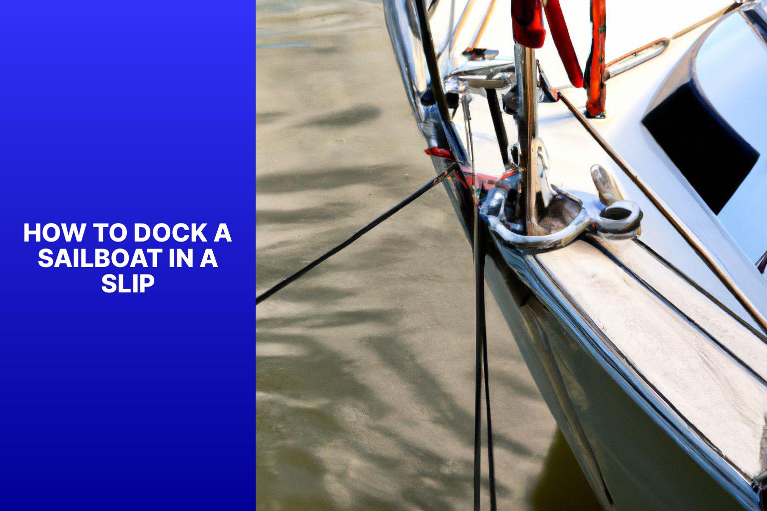 The Ultimate Guide on How to Professionally Dock a Sailboat in a Slip