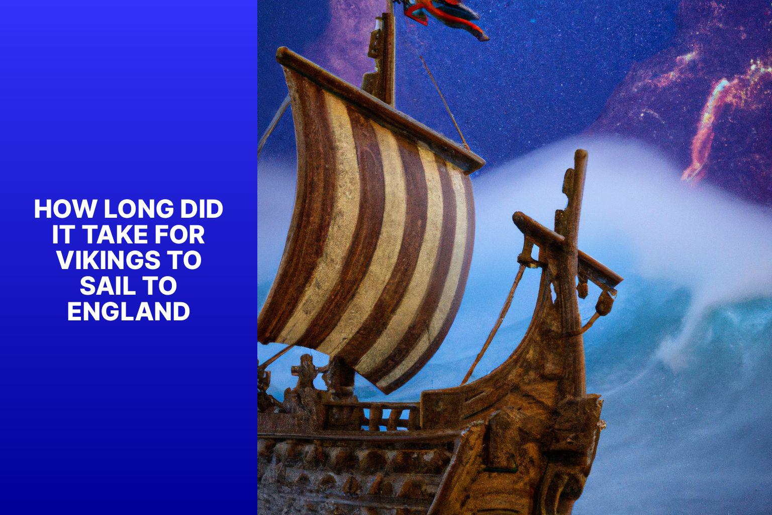 Vikings’ Journey to England: How Long Did It Take?