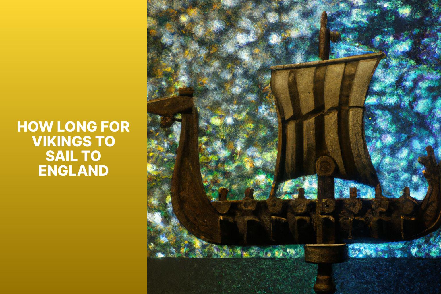 Discover the Journey: How Long Did Vikings Take to Sail to England?