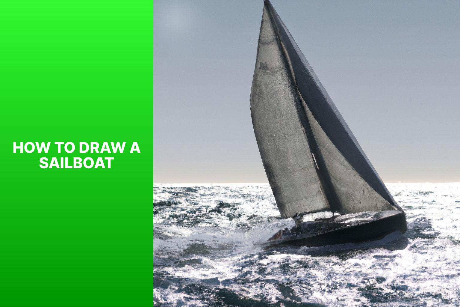 3d drawing sailboat