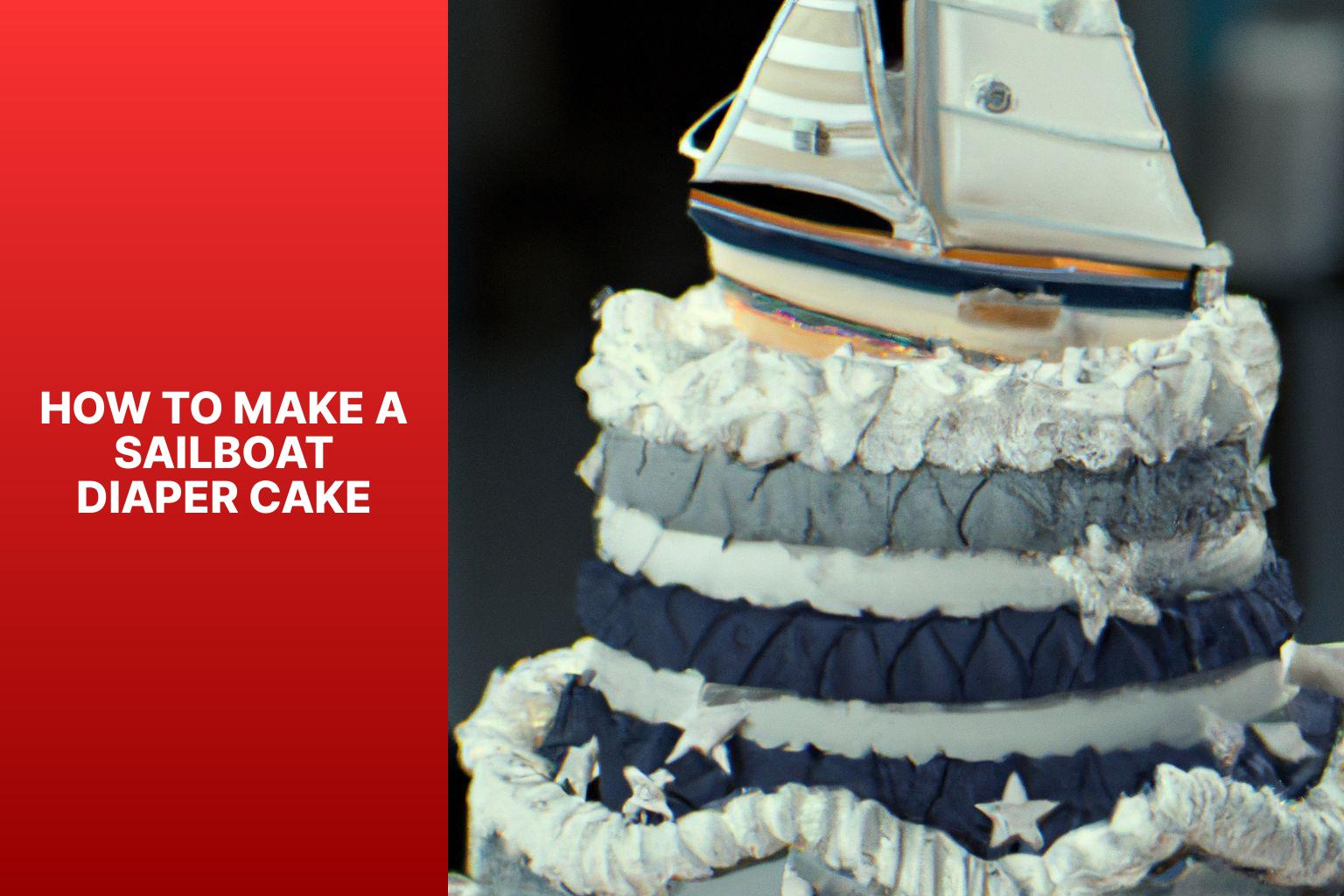 Step-by-Step Guide: How to Make a Sailboat Diaper Cake for Baby Showers