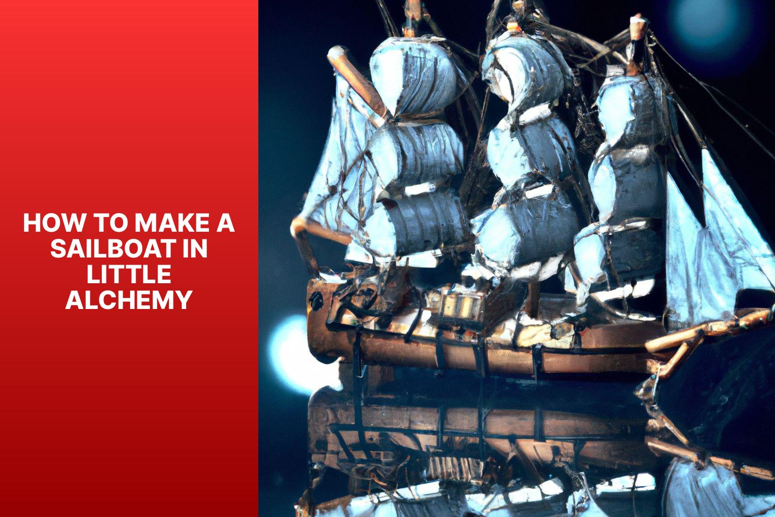 Step-by-Step Guide: Crafting a Sailboat in Little Alchemy