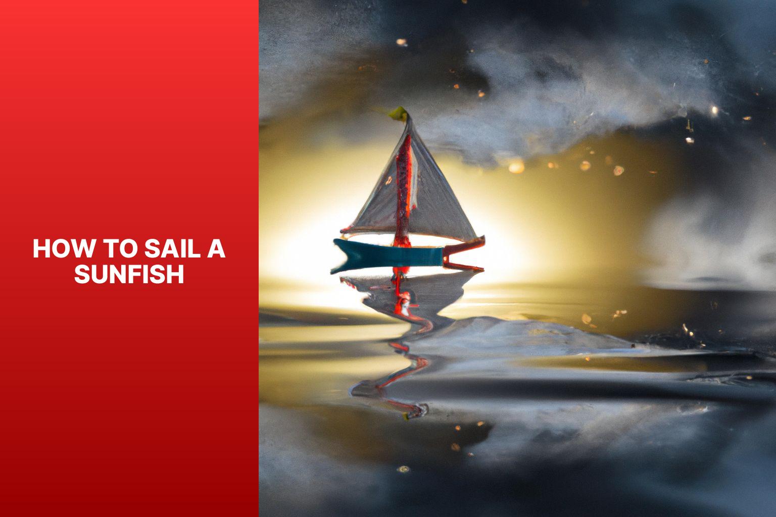 sunfish sailboat model
