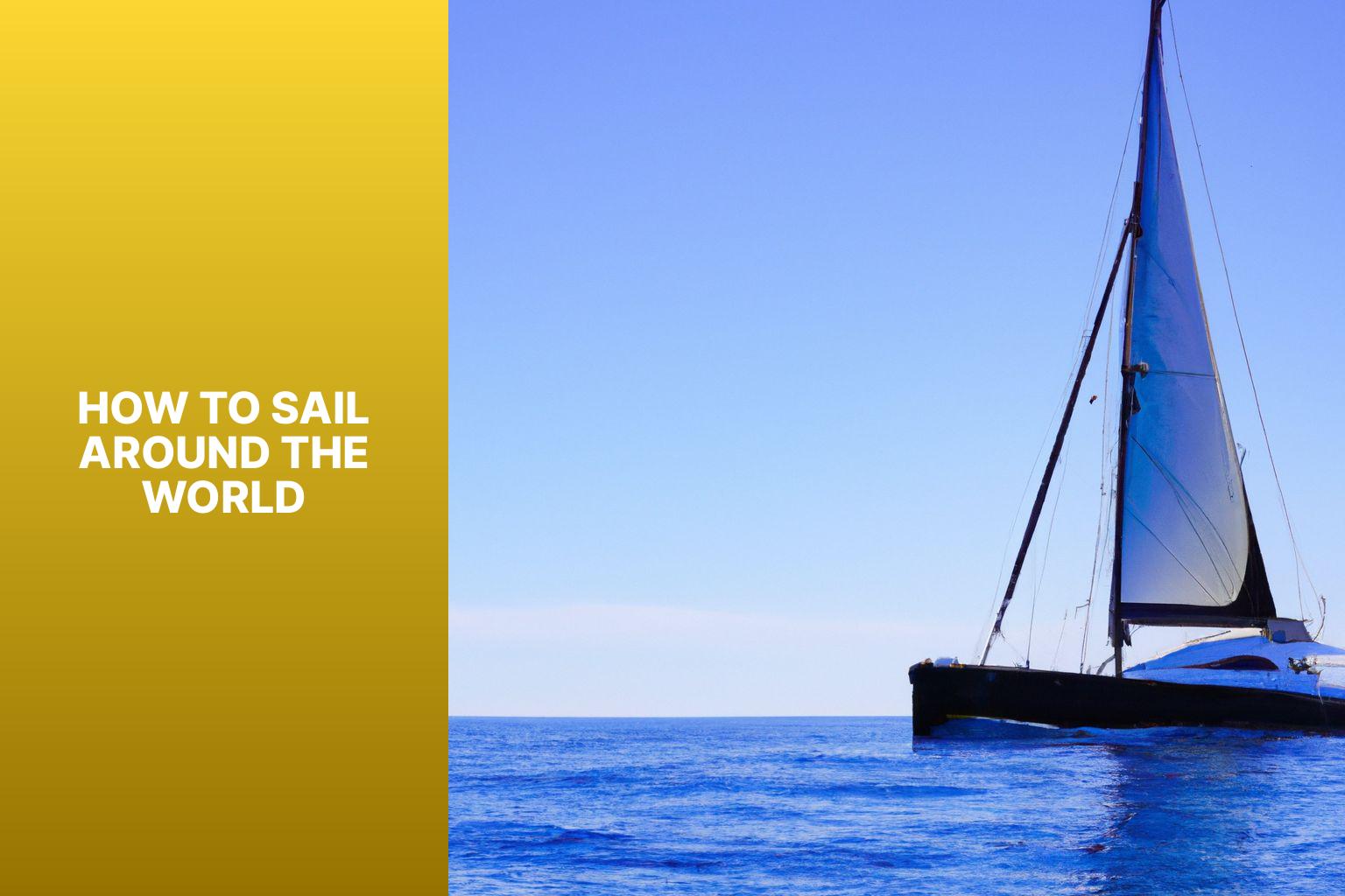 yacht sailing around the world
