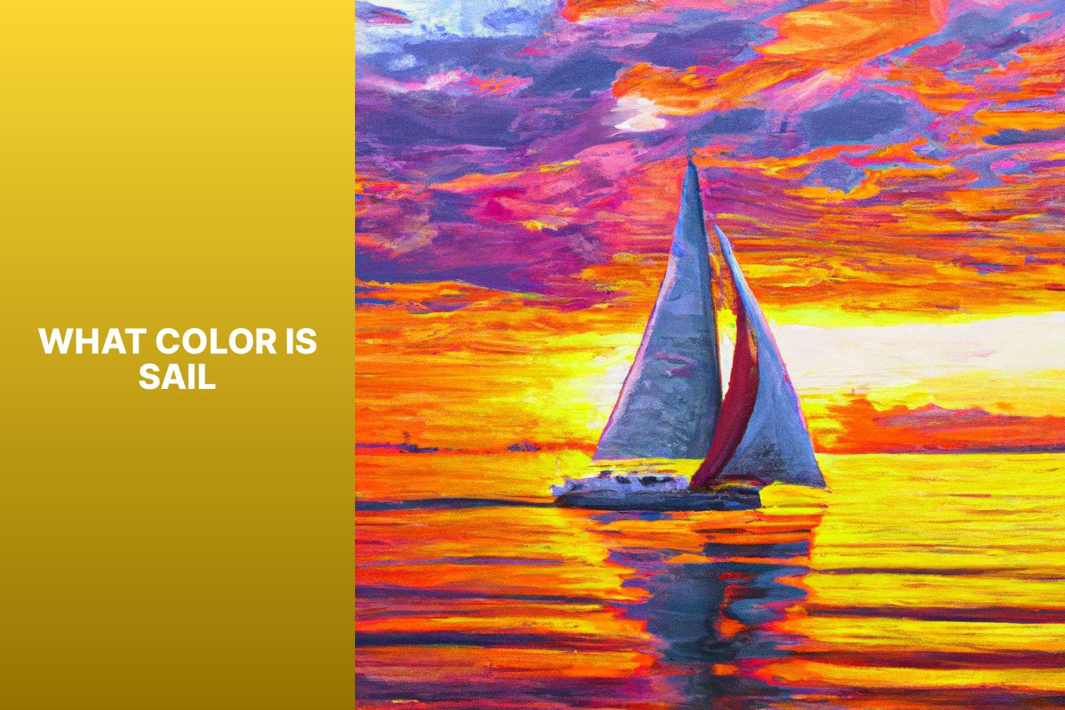 Discover the True Color of Sail – Exploring the Different Shades and Tones