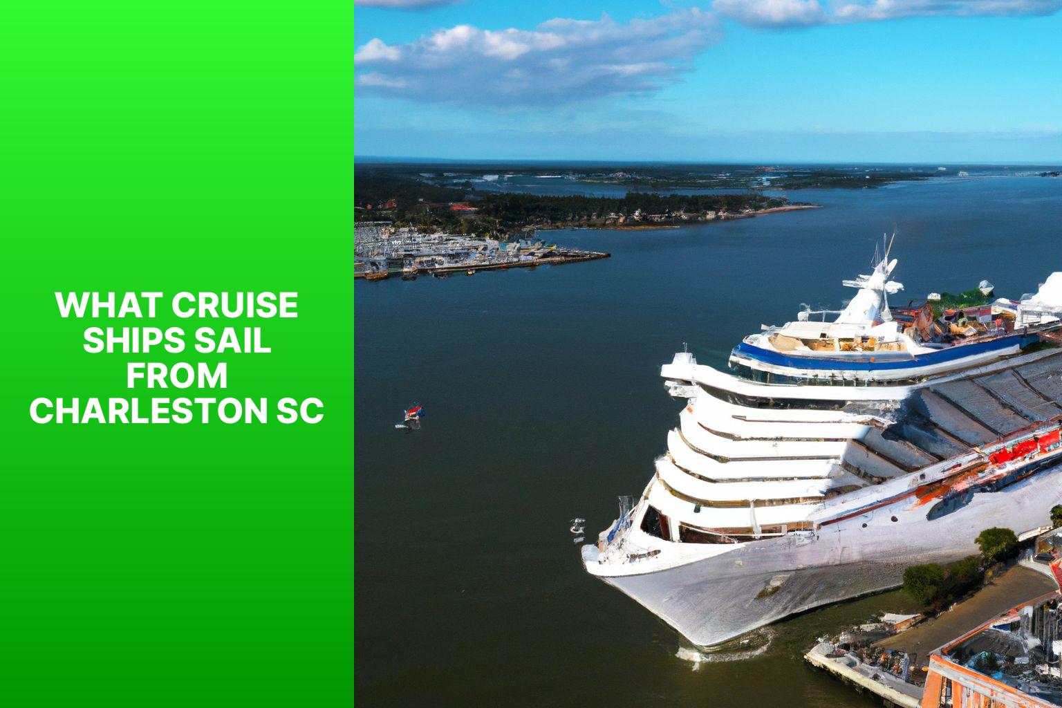 Discover Reliable Cruise Ships Departing from Charleston SC