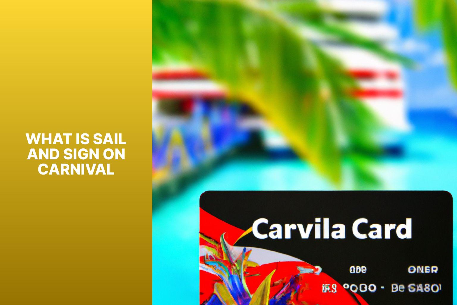 Discover Sail and Sign on Carnival: The Ultimate Guide