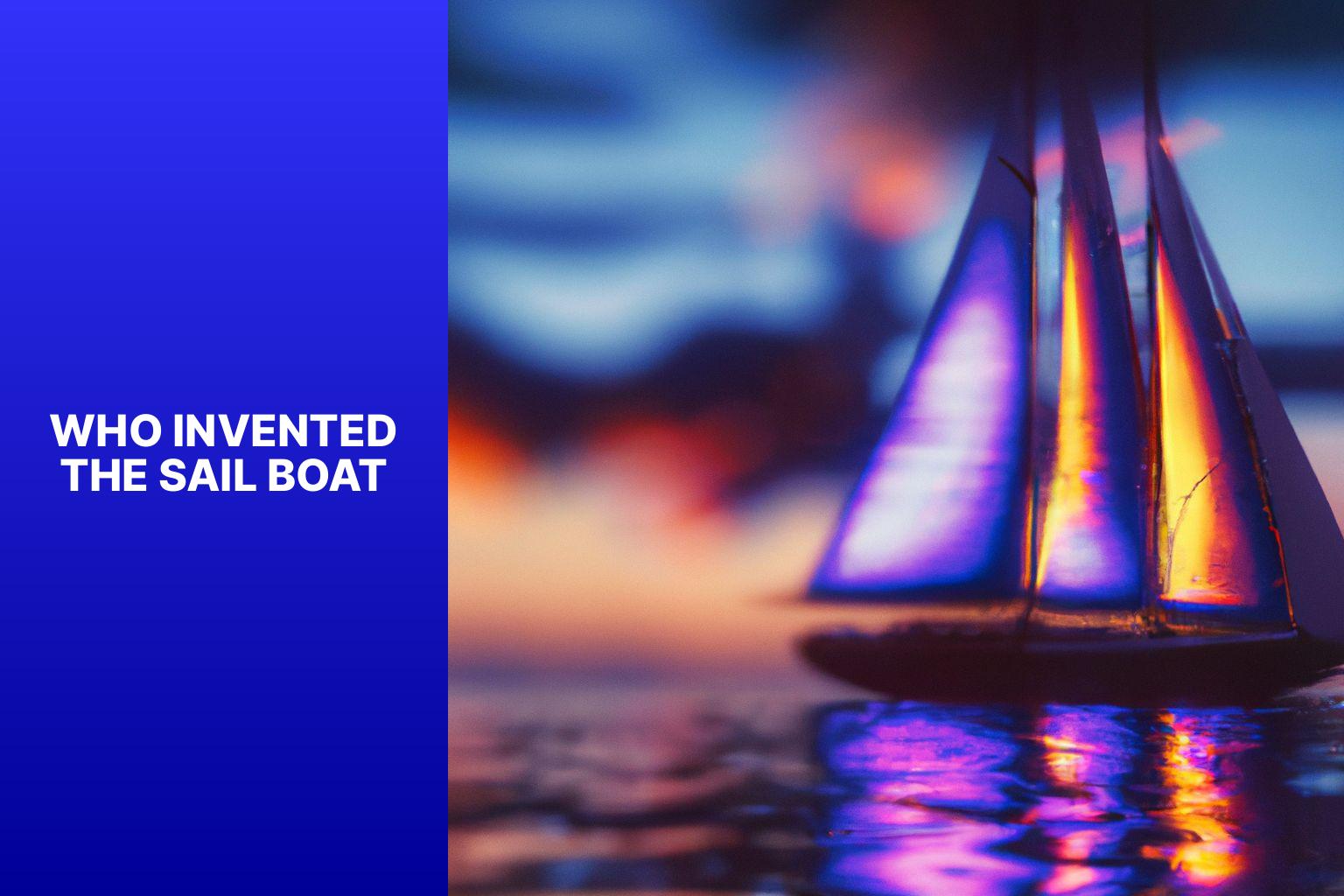 The Evolution of Sail Boats: Discovering the Inventor and Origins